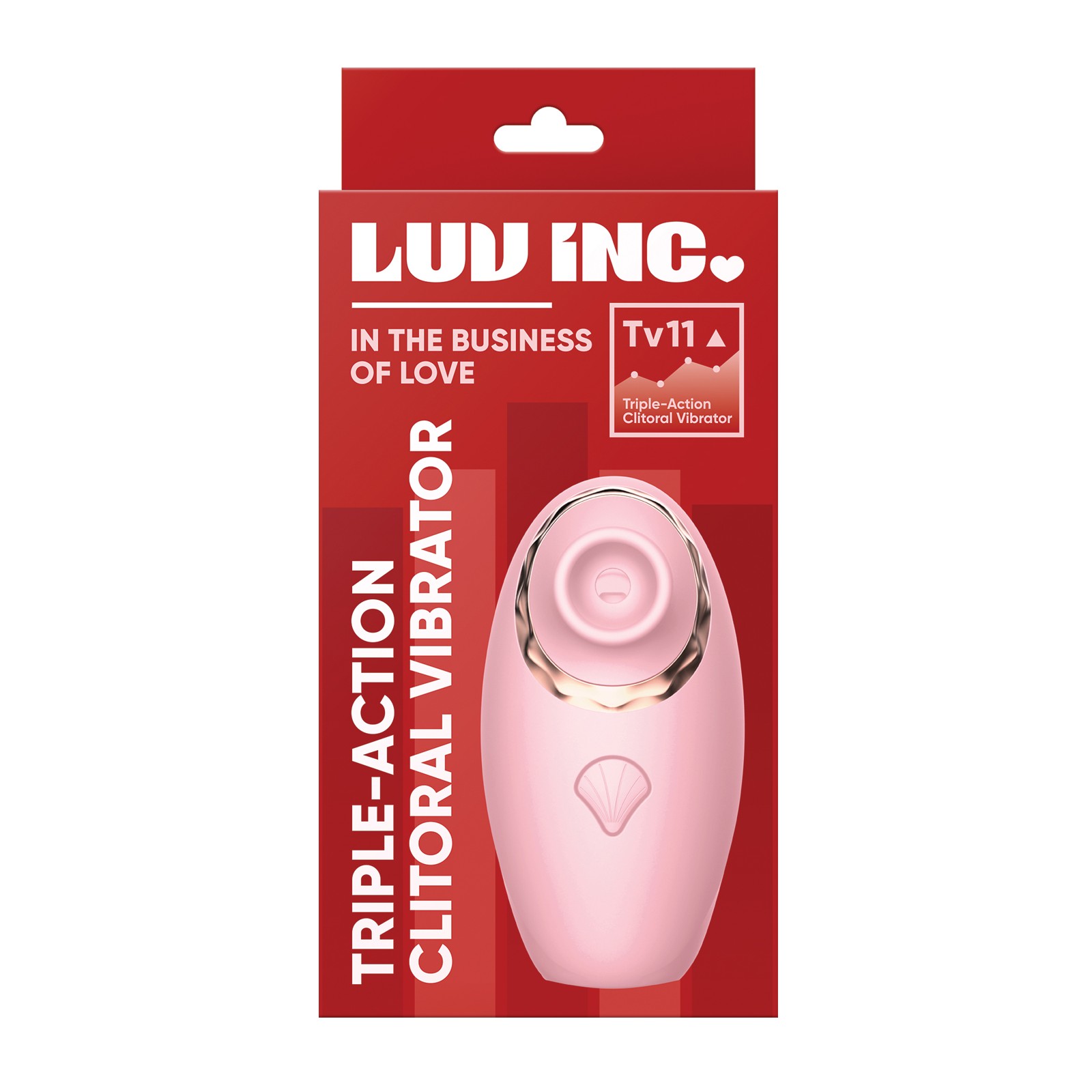 Luv Inc. Triple-Action Clitoral Vibrator - Ultimate Delight