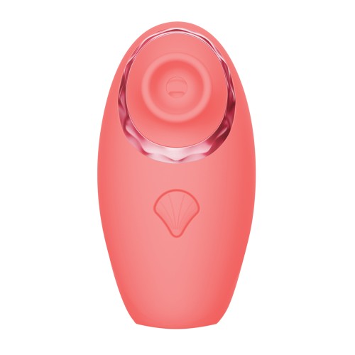 Luv Inc. Vibrador Clitorial Triple Acción Coral