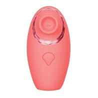 Luv Inc. Vibrador Clitorial Triple Acción Coral