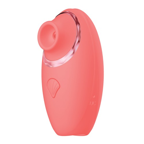 Luv Inc. Vibrador Clitorial Triple Acción Coral