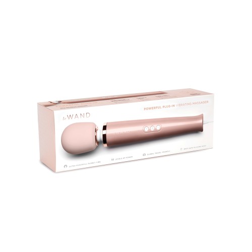 Le Wand Plug-In Vibrating Massager Rose Gold