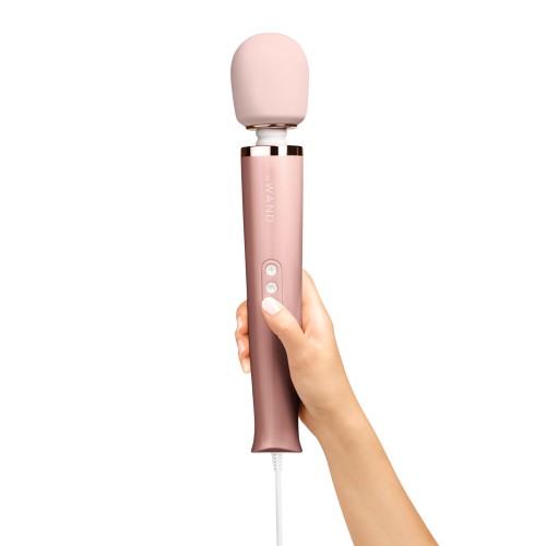 Le Wand Plug-In Vibrating Massager Rose Gold