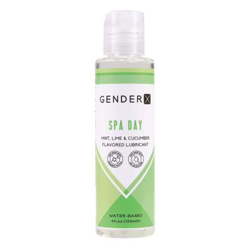 Lubricante Saborizado Gender X Día de Spa - A Base de Agua