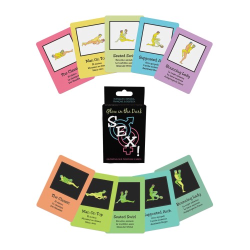 Juego de Cartas Glow in the Dark Sex!