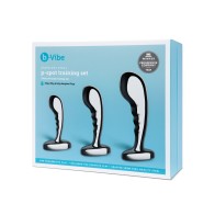 Set de Entrenamiento P-Spot de Acero Inoxidable para Placer Prostático