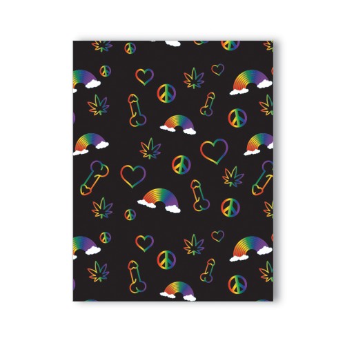 Rainbow Penis Greeting Card