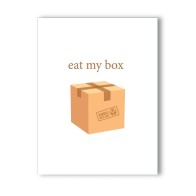 Eat My Box Naughty Greeting Card