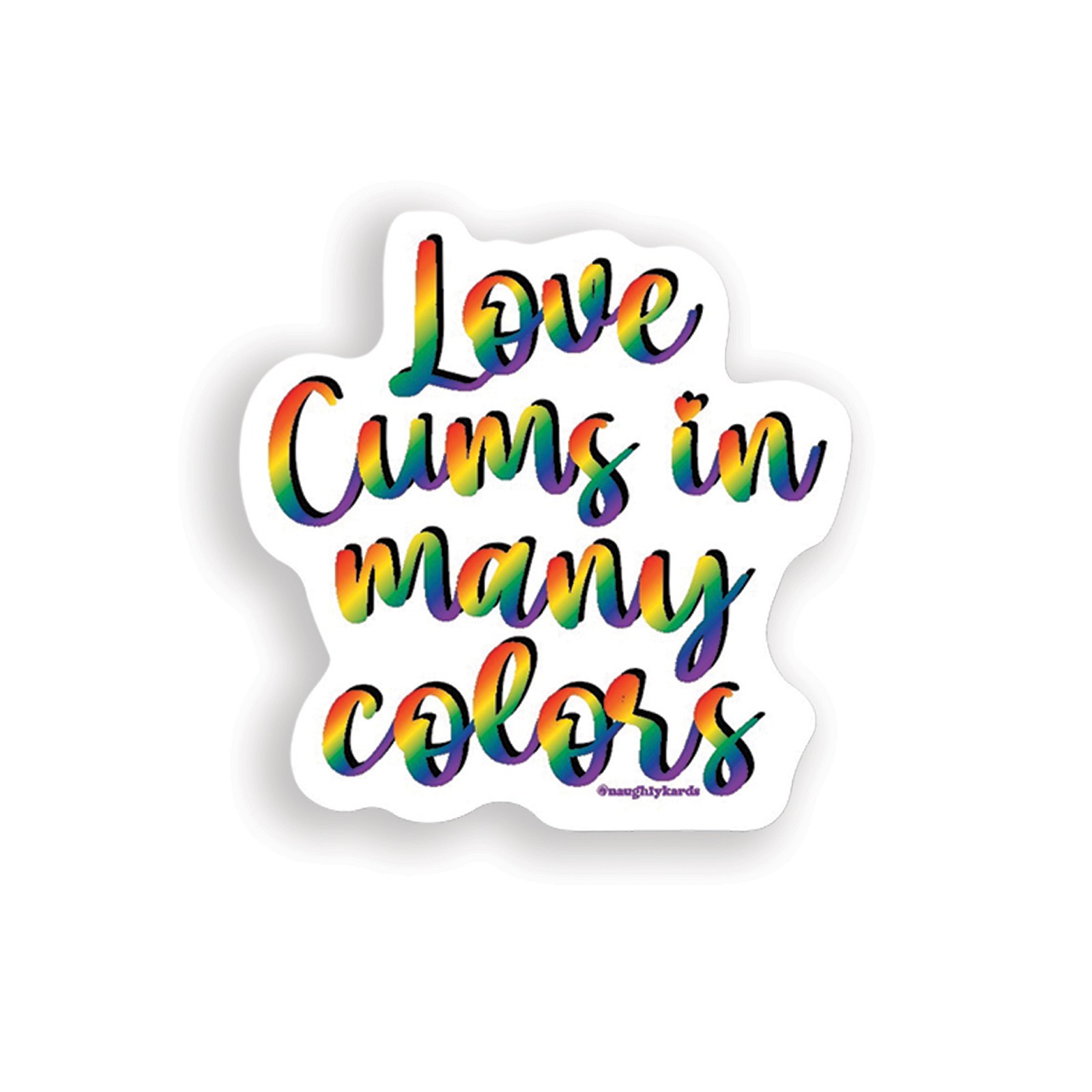 Love Cums Naughty Stickers Pack