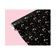 Naughty Rainbow Penis Wrapping Paper