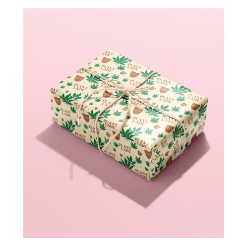 Plant Lady Naughty Wrapping Paper