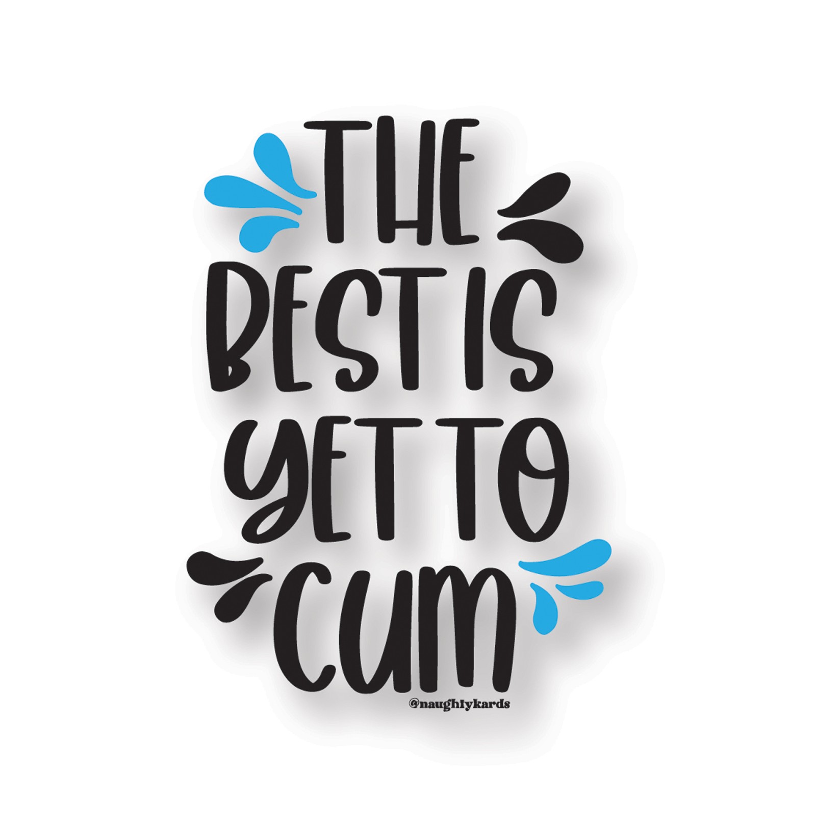 Yet 2 Cum Naughty Sticker Pack of 3