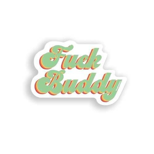 Fuck Buddy Naughty Sticker Pack of 3