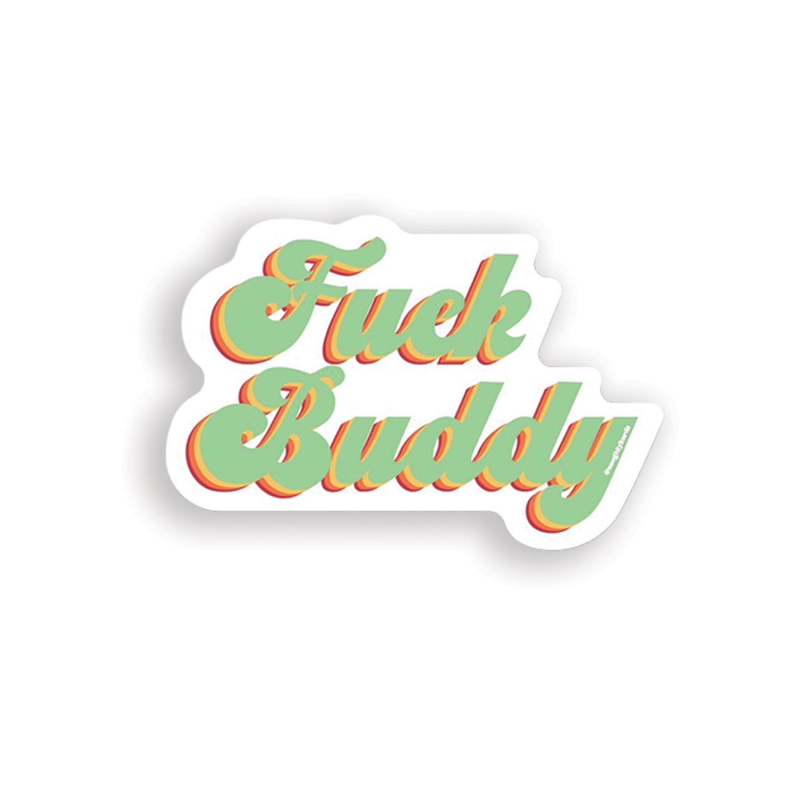 Fuck Buddy Naughty Sticker Pack of 3