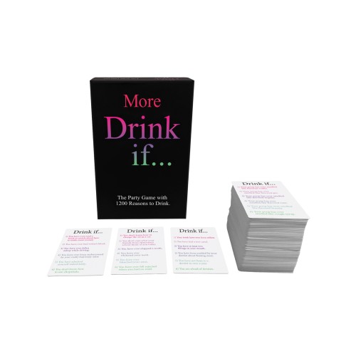 More Drink If Fun Card Game for Parties