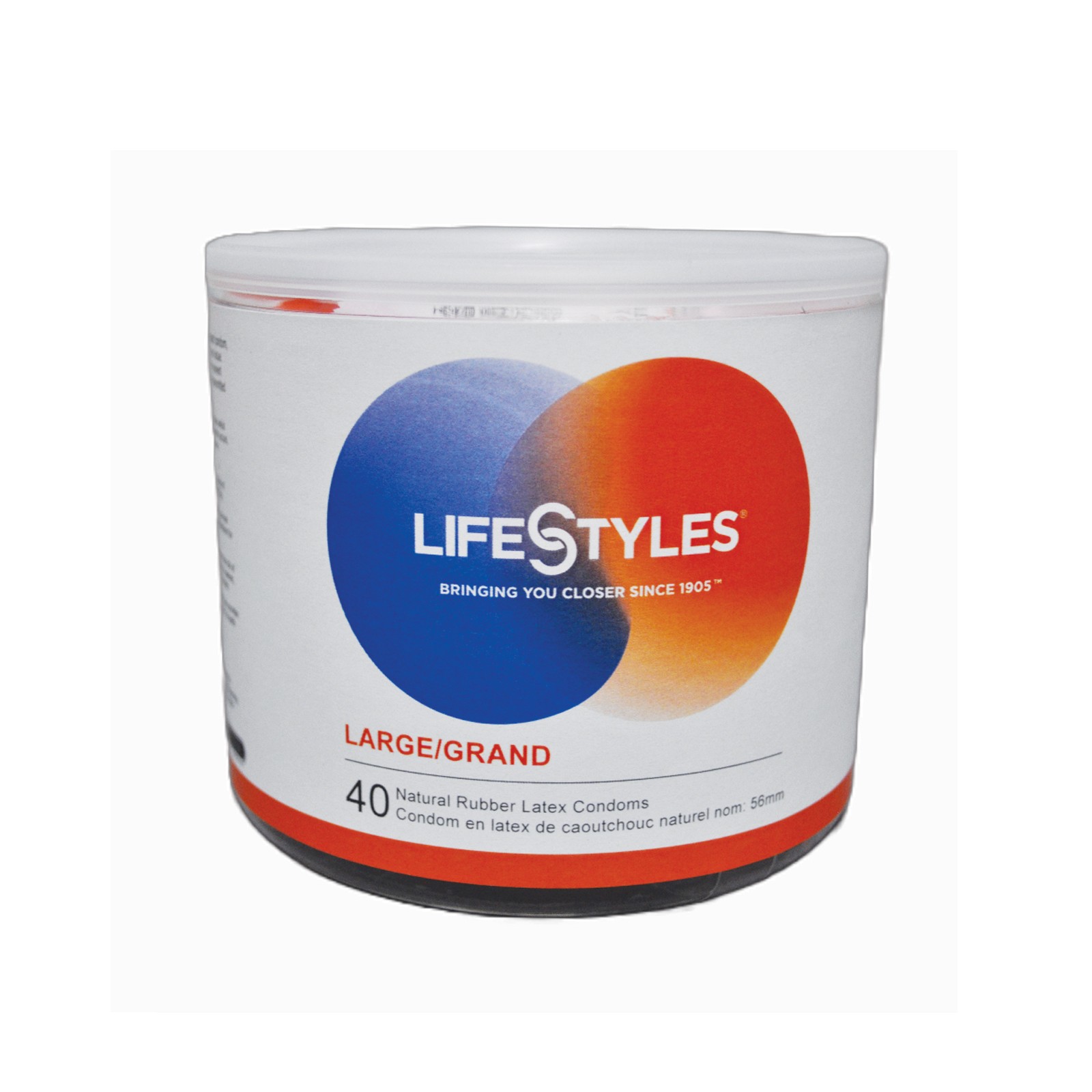 Condones Lifestyles Grandes en Caja de 40