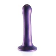 Dildo Curvo G-Spot 7" Shots Ouch Púrpura Metálico