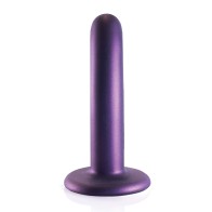 Shots Ouch 5 Inch Smooth G-Spot Dildo Metallic Purple