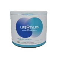 Lifestyles Tough Condom - Bowl of 40