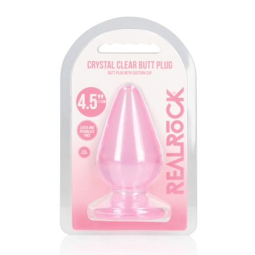 Plug Anal RealRock Crystal Clear