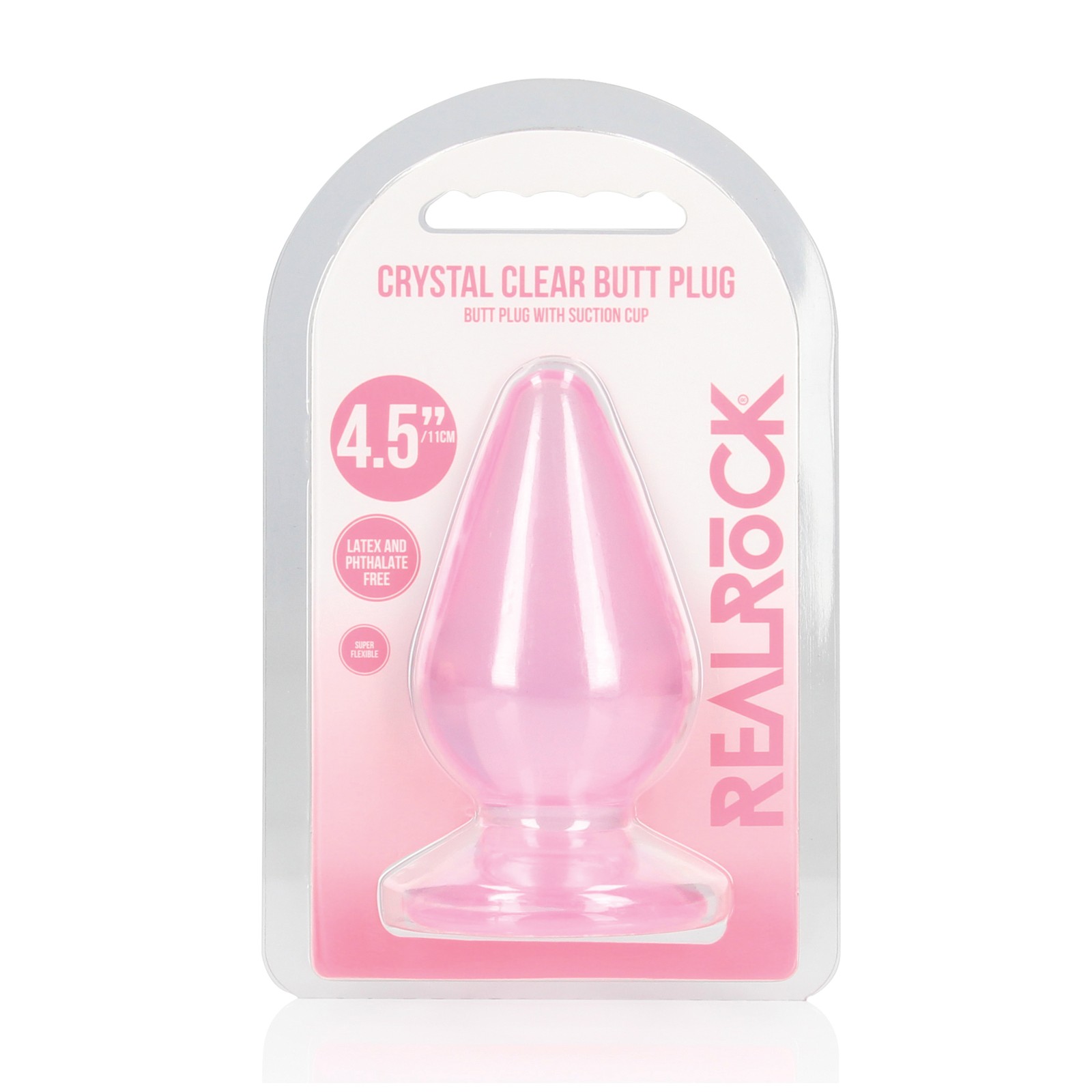 Plug Anal RealRock Crystal Clear