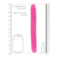 Shots RealRock 12 inch Double Dong Neon Pink