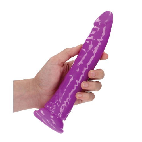 Shots RealRock 9 Slim Dildo Glow in the Dark