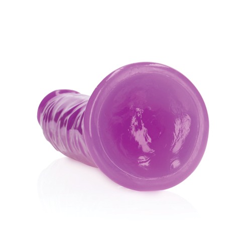 Shots RealRock 9 Slim Dildo Glow in the Dark