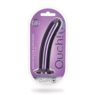 Dildo Suave G-Spot de 7 Pulgadas - Púrpura Metálico