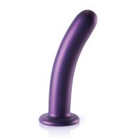 Dildo Suave G-Spot de 7 Pulgadas - Púrpura Metálico