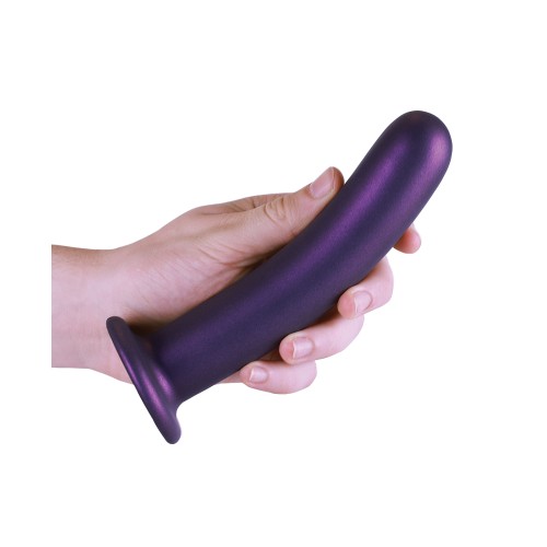 Dildo Suave G-Spot de 7 Pulgadas - Púrpura Metálico