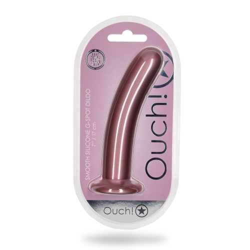 Dildo Liso G-Spot de 7 Pulgadas Shots Ouch