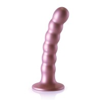 Shots Ouch 5 Beaded G Spot Dildo Rose Gold