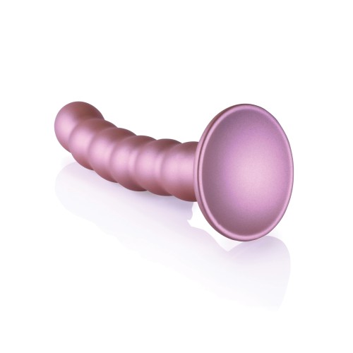 Shots Ouch 5 Beaded G Spot Dildo Rose Gold