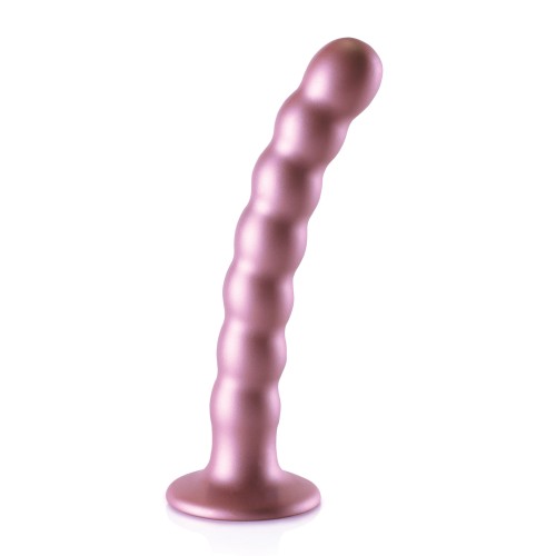 Shots Ouch Beaded G-Spot Dildo Rose Gold