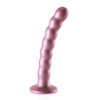 Shots Ouch Beaded G-Spot Dildo Rose Gold