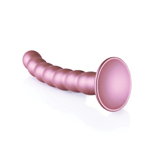 Shots Ouch Beaded G-Spot Dildo Rose Gold