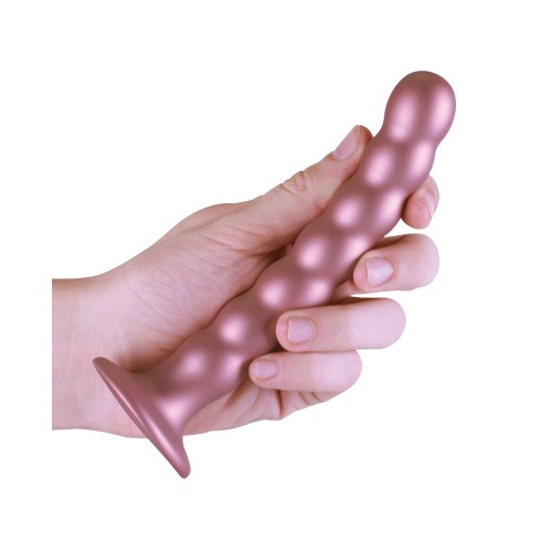 Shots Ouch Beaded G-Spot Dildo Rose Gold