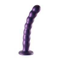 Shots Ouch 8 Inch Beaded G-Spot Dildo Purple