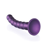 Shots Ouch 8 Inch Beaded G-Spot Dildo Purple