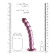 Dildo de G-Spot con Perlas - Rose Gold