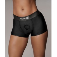 Shots Ouch Vibrating Strap-On Boxer - Exciting Pleasure