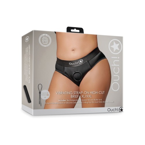 Vibrating Strap-On Brief for Ultimate Pleasure