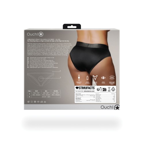 Vibrating Strap-On Brief for Ultimate Pleasure