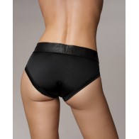 Vibrating Strap-On High-Cut Brief XS/S for Intimacy