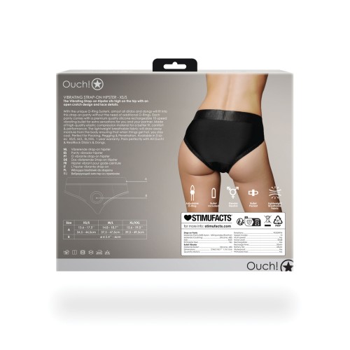 Shots Ouch Strap-On Vibrante Panty XS/S para el Placer Supremo