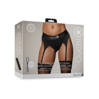 Shots Ouch Vibrating Strap-On Thong for Fun