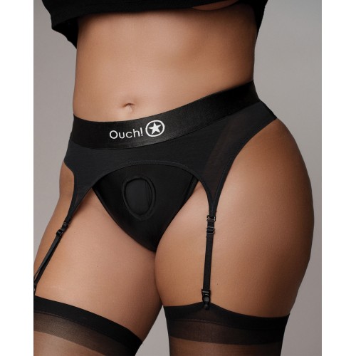 Shots Ouch Vibrating Strap On Thong