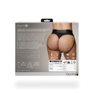 Shots Ouch Vibrating Strap-On Thong XL/XXL