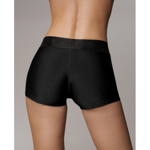 Shots Ouch Vibrating Strap On Boxer - Black XS/S