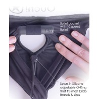 Shots Ouch Vibrating Strap On Boxer - Black XS/S